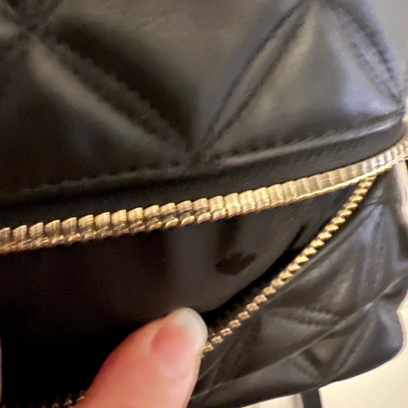 Kate Spade Black Quilted Backpack - Picture 15 of 16